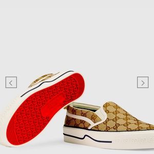 Gucci slip on tennis platform 1977 sneakers. Size 40